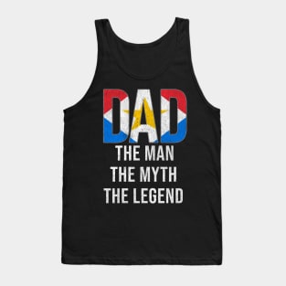 Saba Islander Dad The Man The Myth The Legend - Gift for Saba Islander Dad With Roots From Saba Islander Tank Top